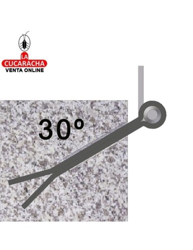 PERNIO RUSTICO A MURO ACERO MONTAJE...