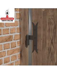 PERNIO RUSTICO ROSCADO A MURO ACERO MONTAJE GOZNES 4000 A 4500 MODELO 4700.