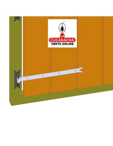 PERNIO PLACA GOTICO RUSTICO ACERO...