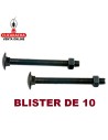 BLISTER 10-TORNILLO ANTIRROBO M7 RUSTICO ACERO PARA GOZNES 4000 A 4500 MODELO 6000.