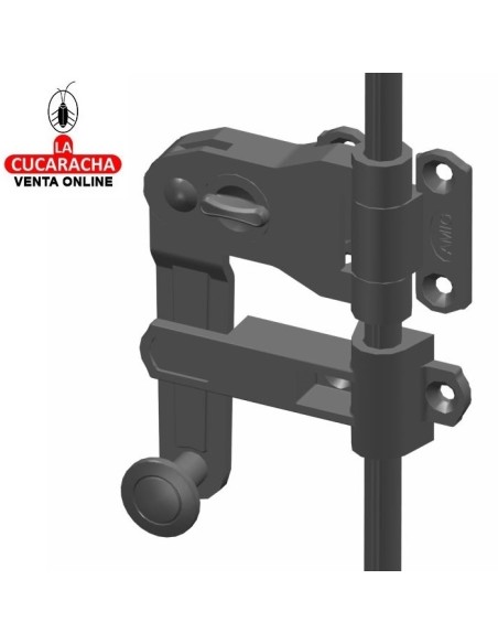 CONJUNTO HERRAJES RUSTICO CIERRE CONTRAVENTANA 1 HOJA 80MM MODELO 2902.