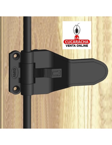 HERRAJE AUTOMATICO RUSTICO CIERRE CONTRAVENTANA 1 Y 2 HOJAS 110MM MODELO 2915.