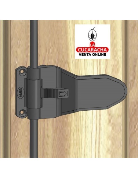 HERRAJE AUTOMATICO RUSTICO CIERRE CONTRAVENTANA 1 Y 2 HOJAS 124MM MODELO 2916.