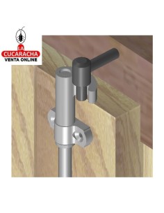 SOPORTE ROSCADO PARA CIERRE HERRAJE RUSTICO CONTRAVENTANA MODELO 2911.