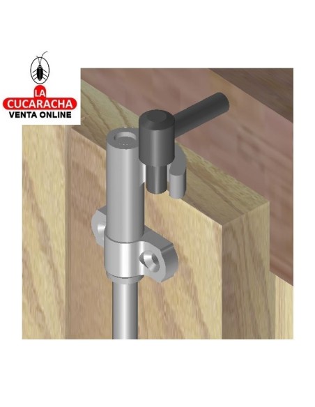 SOPORTE ROSCADO PARA CIERRE HERRAJE RUSTICO CONTRAVENTANA MODELO 2911.