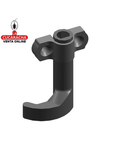 GANCHO CIERRE INVERTIDO IZQUIERDO RUSTICO HERRAJE CONTRAVENTANAS MODELO 2960.