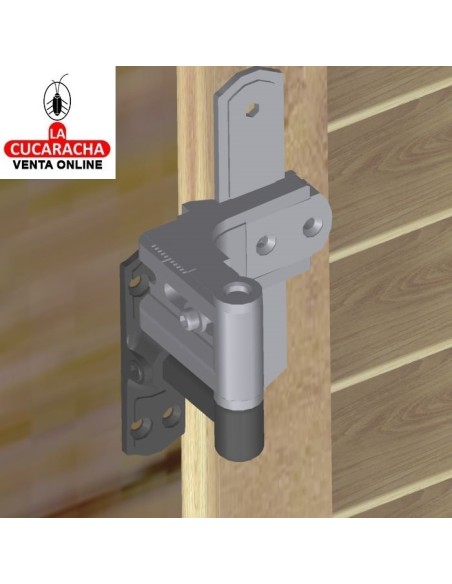 PERNIO REGULABLE RUSTICO ZAMAK CON MENSULA.