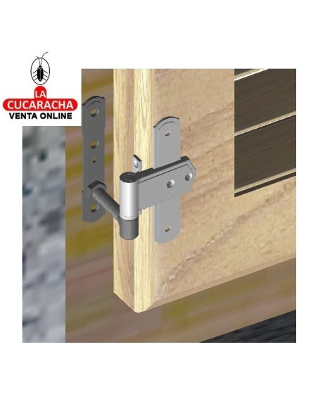 PERNIO REGULABLE CON PLACA RUSTICO FIJACION CONTRAVENTANAS MODELOS 2990 Y 2991.