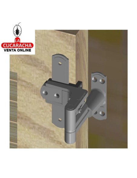 SOPORTE PARA PLACAS VERTICALES O ESCUADRAS JUNTO BISAGRAS REGULABLES CONTRAVENTANAS SOLAPADAS MODELO 3030.