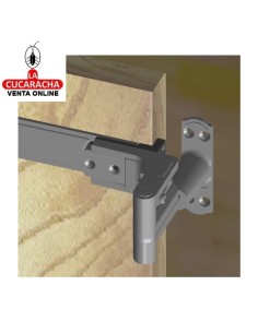 SOPORTE PARA PLACAS HORIZONTALES JUNTO BISAGRAS REGULABLES CONTRAVENTANAS SOLAPADAS MODELO 3031.