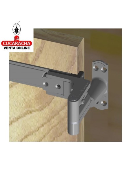 SOPORTE PARA PLACAS HORIZONTALES JUNTO BISAGRAS REGULABLES CONTRAVENTANAS SOLAPADAS MODELO 3031.
