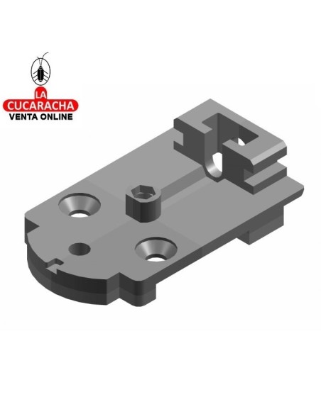 SOPORTE PARA PLACAS JUNTO BISAGRAS REGULABLES CONTRAVENTANAS SOLAPADAS MODELO 3032-3033.