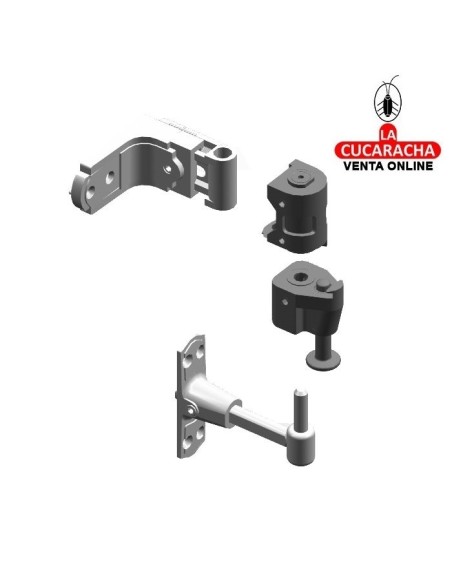 RETENEDOR AUTOMATICO REGULABLE COLOCACION PERNIOS Y BISAGRAS REGULABLES MODELO 3100-3101.