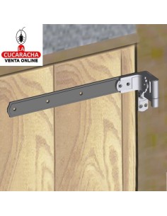 PLACA HORIZONTAL RUSTICA ACERO REFUERZO CONTRAVENTANAS MADERA MODELO 3050-3051-3052.