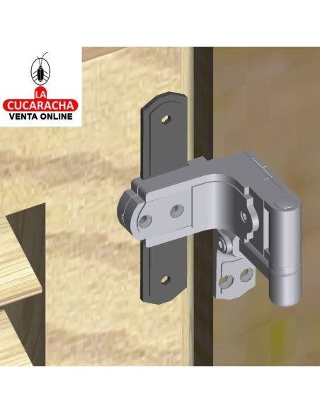 PLACA VERTICAL RUSTICA ACERO REFUERZO CONTRAVENTANAS MADERA MODELO 3060.