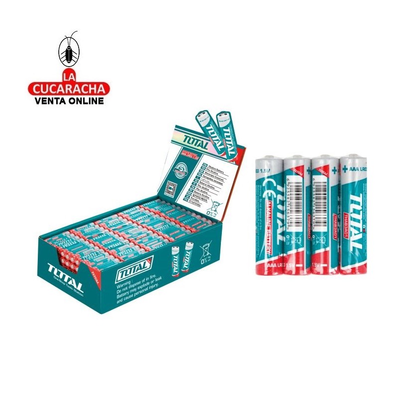 PACK 4-PILA ALCALINA 1.5V-LR03-AAA MODELO THAB3A01.