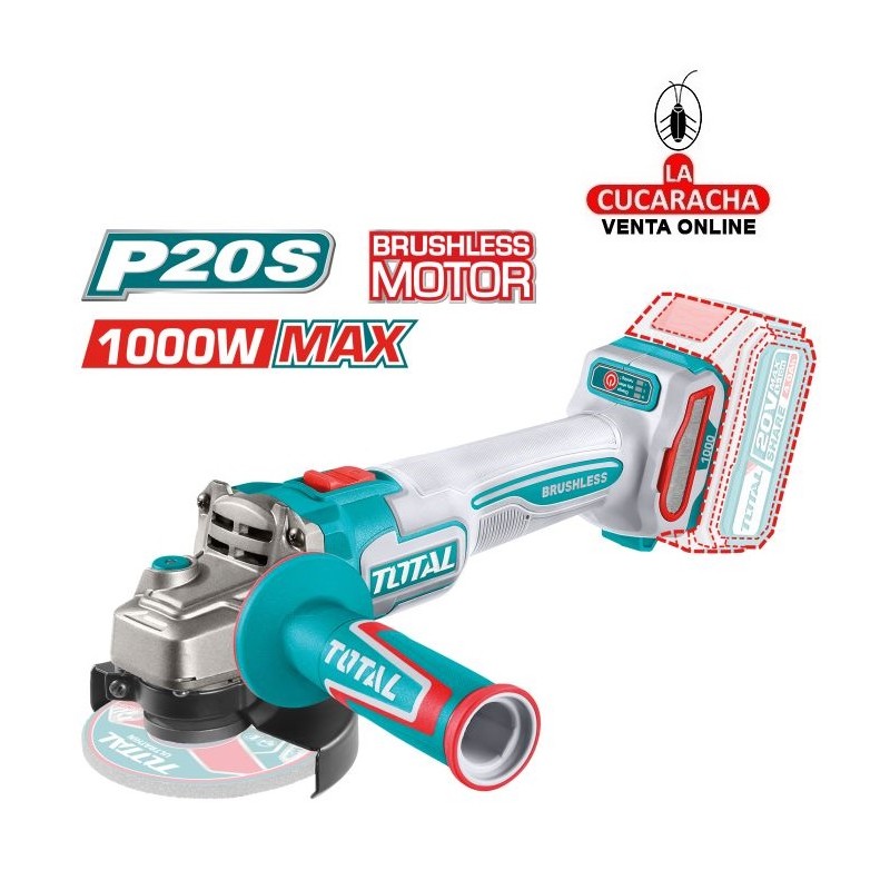 Amoladora Brushless a batería 20V Modelo TAGLI27153.