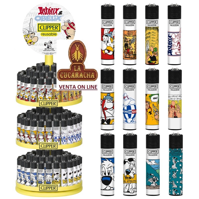 ENCENDEDOR CLIPPER NORMAL-EXPOSITOR 144- «ASTERIX & OBELIX».