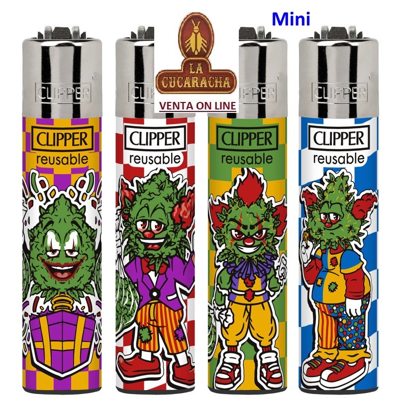 ENCENDEDOR CLIPPER MINI-EXPOSITOR 48 «CLOWN BUDS».