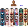 ENCENDEDOR CLIPPER MINI FUNDA METAL-EXPOSITOR 30- «AGRESSIVE ANIMALS».