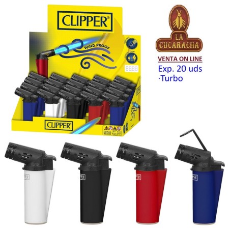 ENCENDEDOR CLIPPER MINI TURBO-EXPOSITOR 20- «MINI TORCH SOLID».