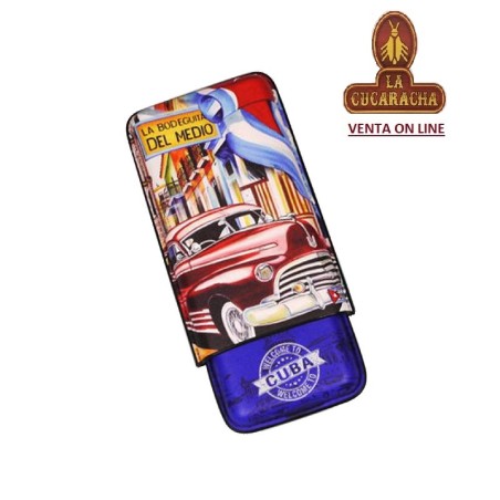 PURERA-CUERO 3 PUROS CUBA LA BODEGUITA DEL MEDIO.