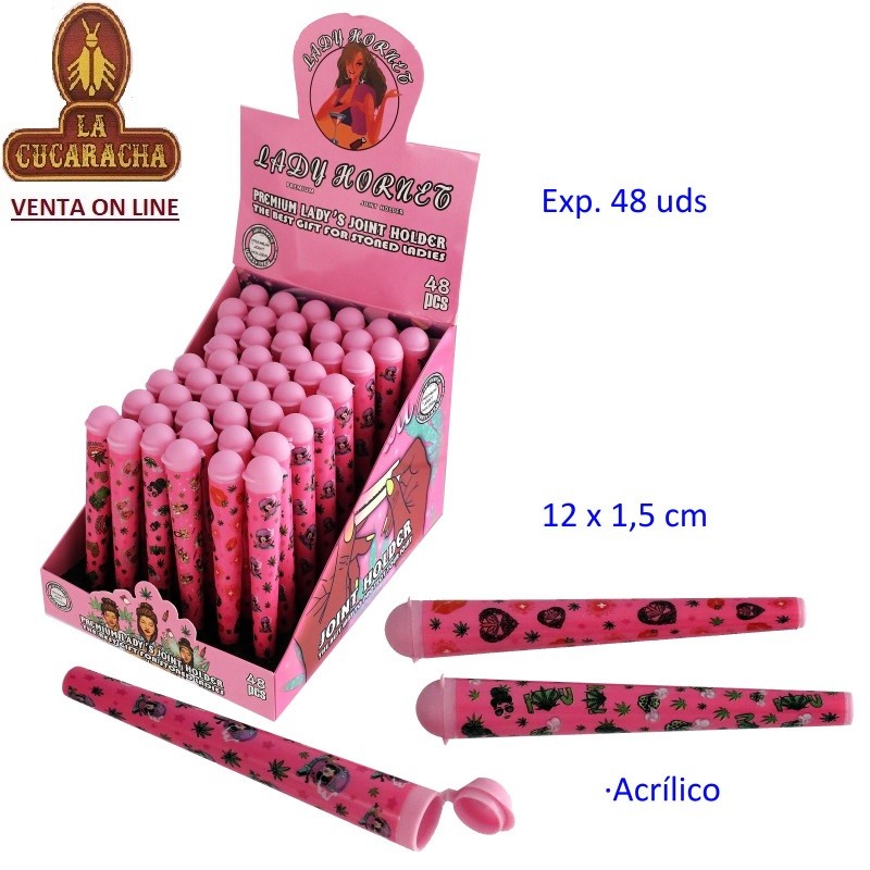 Expositor 48 pureras guarda puros Acrílico para 1 cigarro LADY HORNET.