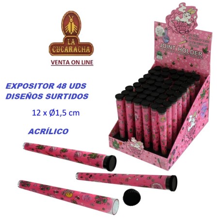 Expositor 48 pureras guarda puros Acrílico para 1 cigarro BAKED BUNNY.