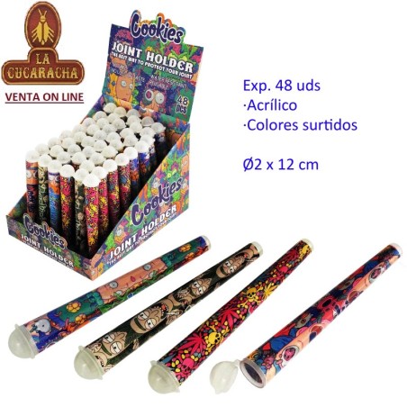 Expositor 48 pureras guarda puros Acrílico para 1 cigarro COOKIES.