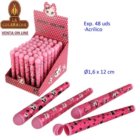 Expositor 48 pureras guarda puros Acrílico para 1 cigarro STONER KITTY.