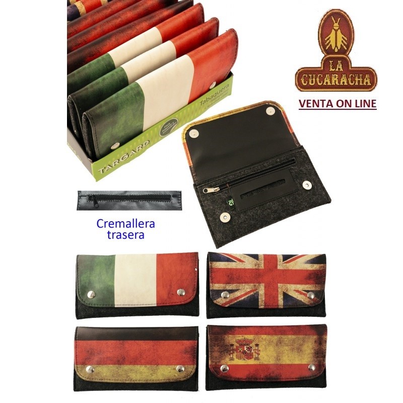 Expositor 12 bolsas picadura acrílica «TG Bandera 1».