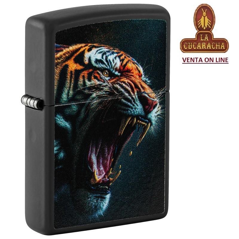 ZIPPO-ENCENDEDOR 218 Fierce Tiger Design.