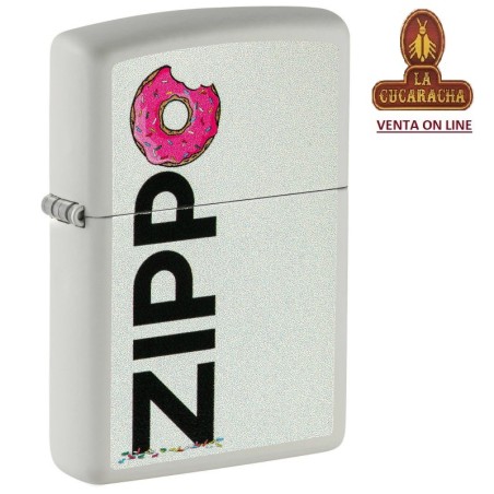 ZIPPO-ENCENDEDOR 214 White Matte.