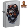 ZIPPO-ENCENDEDOR 205 Steampunk Skull Design.