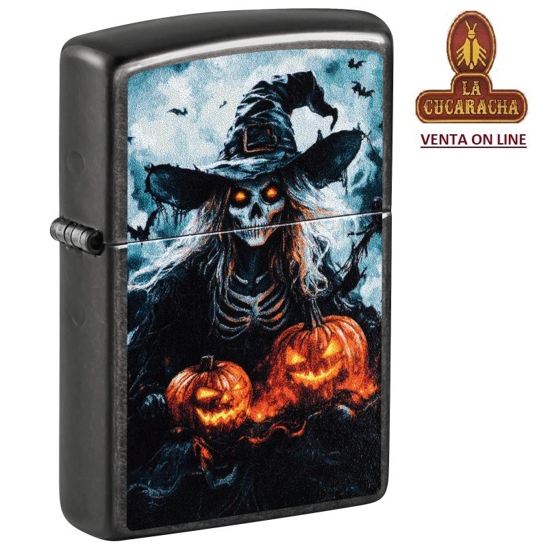 ZIPPO-ENCENDEDOR 28378 Skeleton Witch Design.