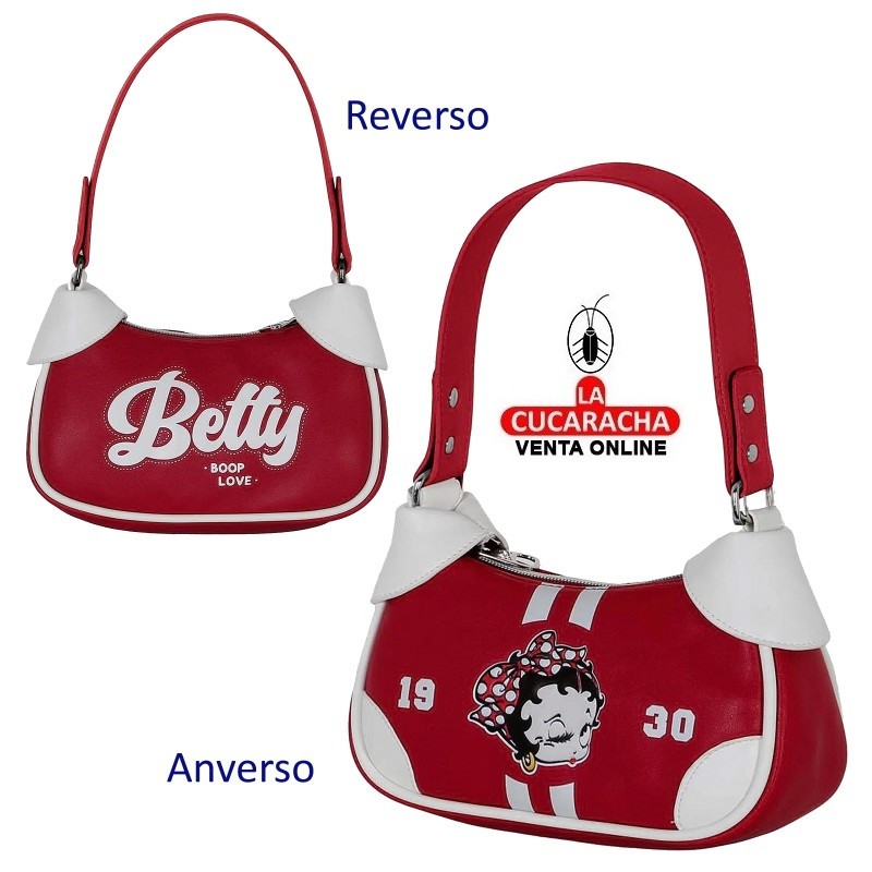 BETTY BOOP-Bolso Fancy Casual Varsity.