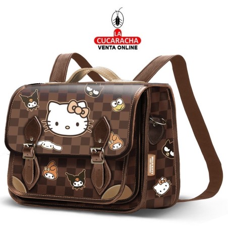 HELLO KITTY-Bolso-Mochila Satchel Square.