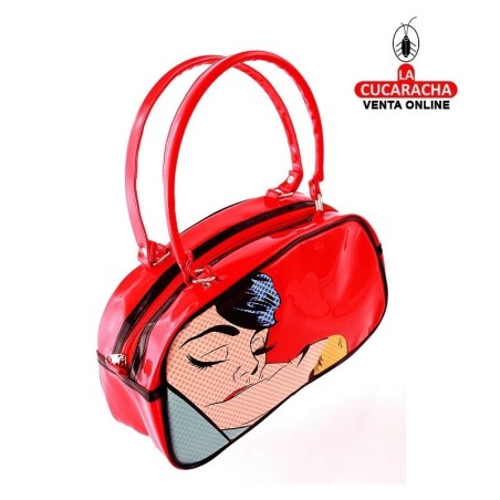 Neceser-bolso rojo «Beso».