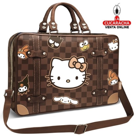 HELLO KITTY-Bolso ordenador portátil Laptop Squares.