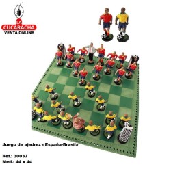 Juego ajedrez «España-Brasil»