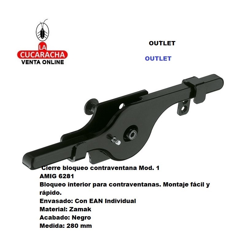 CIERRE RUSTICO BLOQUEO INTERIOR CONTRAVENTANAS MODELO 1.