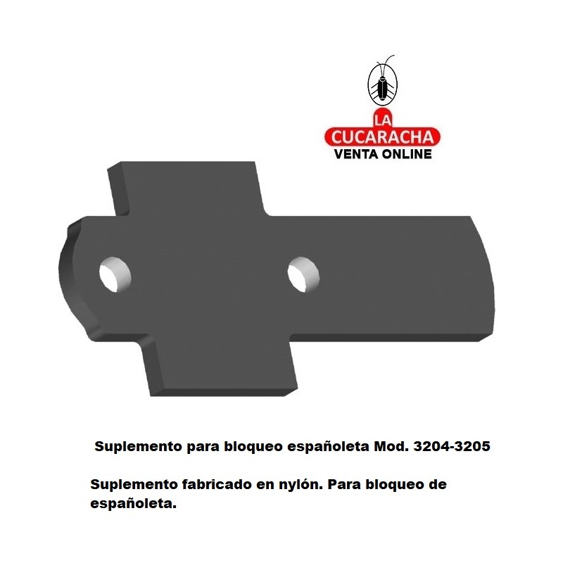 SUPLEMENTO RUSTICO NYLON BLOQUEO ESPAÑOLETA 3-4MM. MODELO 3204-3205.