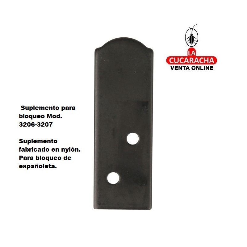 SUPLEMENTO RUSTICO NYLON BLOQUEO ESPAÑOLETA 3-4MM. MODELO 3206-3207.