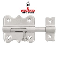 PASADOR ACERO NIQUELADO DE SOBREPONER MODELO 284 NIZA.