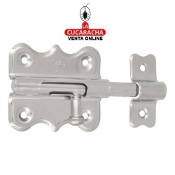 PASADOR ACERO NIQUELADO DE SOBREPONER MODELO 284 NIZA.