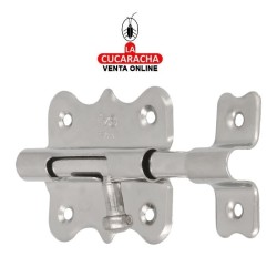 PASADOR ACERO NIQUELADO DE SOBREPONER MODELO 284 NIZA.