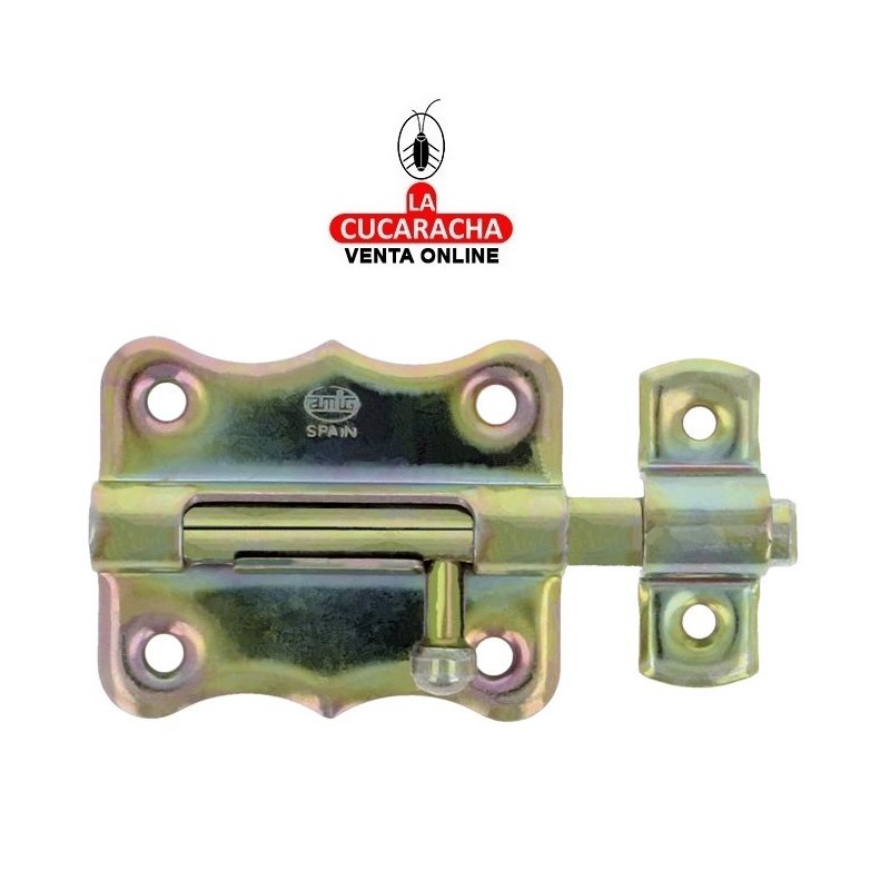 PASADOR ACERO BICROMATADO DE SOBREPONER MODELO 384.