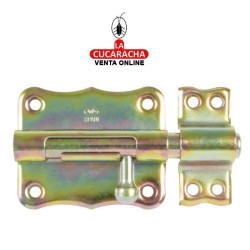 PASADOR ACERO BICROMATADO DE SOBREPONER MODELO 384.