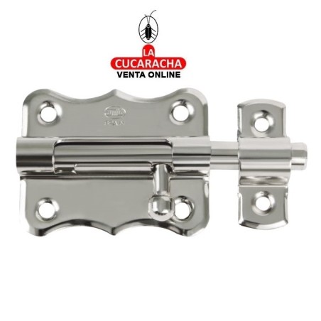 PASADOR ACERO NIQUELADO DE SOBREPONER MODELO 384.