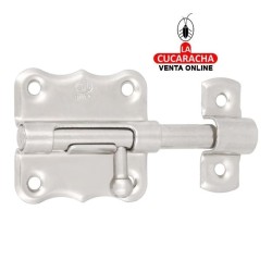 PASADOR ACERO NIQUELADO DE SOBREPONER MODELO 384.